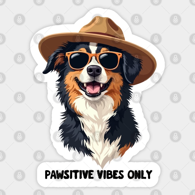Pawsitive Vibes Only Spirit Sticker by Urbanprint